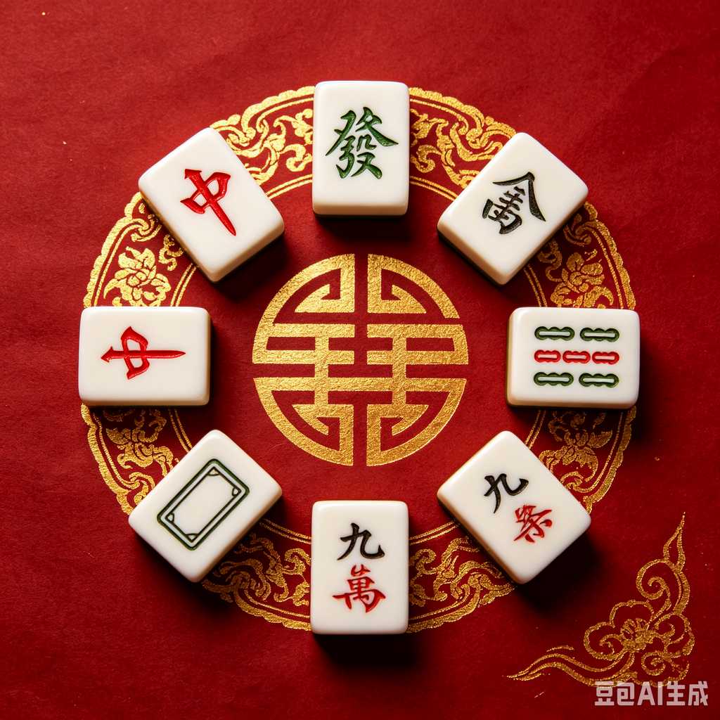 premium engraved mahjong set