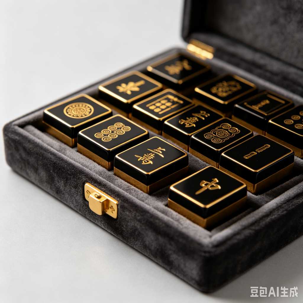 traditional color mahjong set